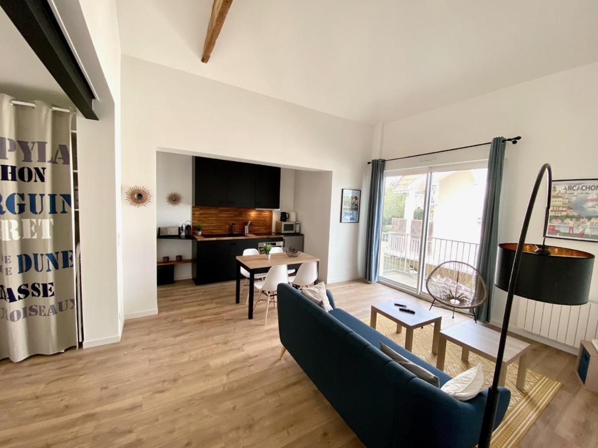 Chaleureux Appartement Aux Allures Nordiques Arcachon Exteriör bild